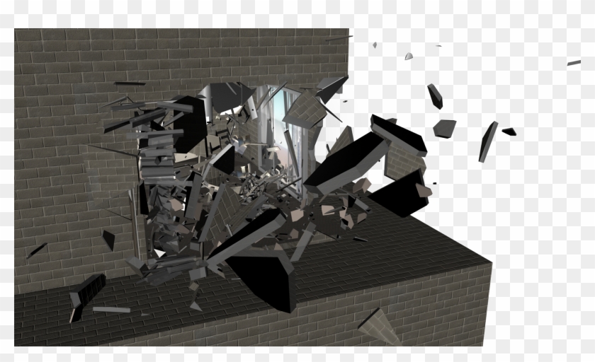 A Destroyed Looking Environment From The Interior Room - House Clipart #6038218