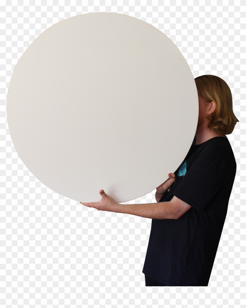 Round Blank Canvas Outside The Square 90cm - Round Blank Canvas Clipart #6038493