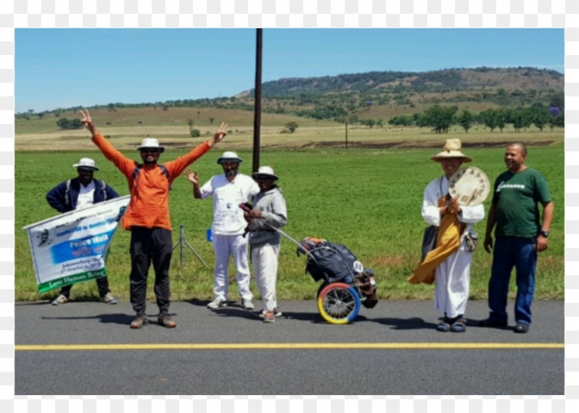 Mandela-gandhi Peace Walk Comes To Sa - Lane Clipart #6038546