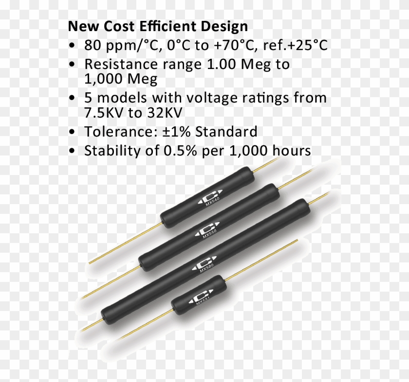 Caddocks Precision High Voltage Resistors - Cable Clipart #6039150