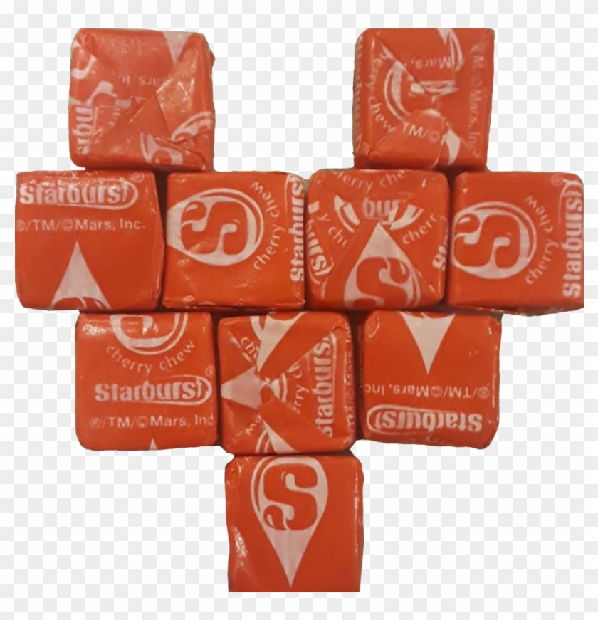 Heart Starburst Starbursts Orange Candy - Coin Purse Clipart