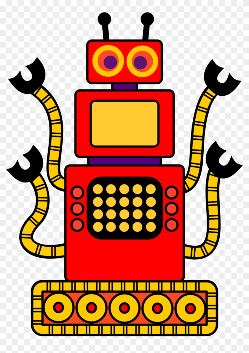 Free Robot Clip Art For Classrooms, Teachers And Parents - Robots In Space Clipart - Png Download
