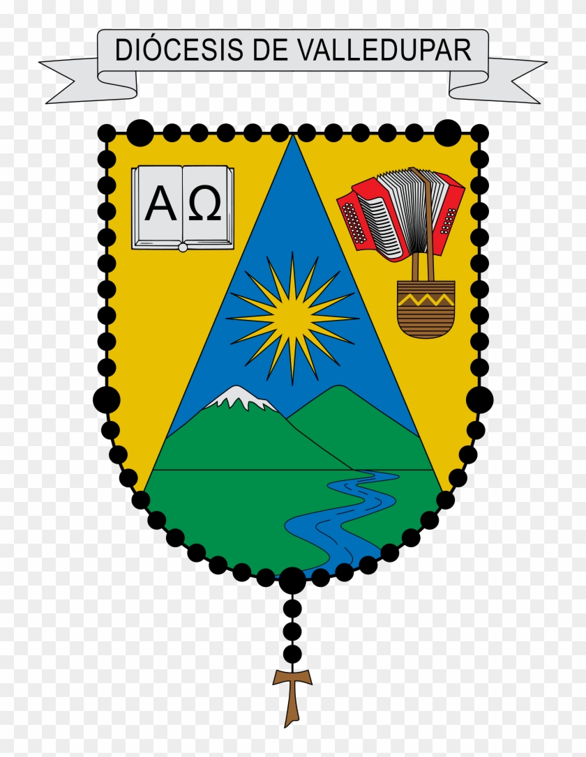 Escudo De La Diócesis De Valledupar - Anklet Design Clipart