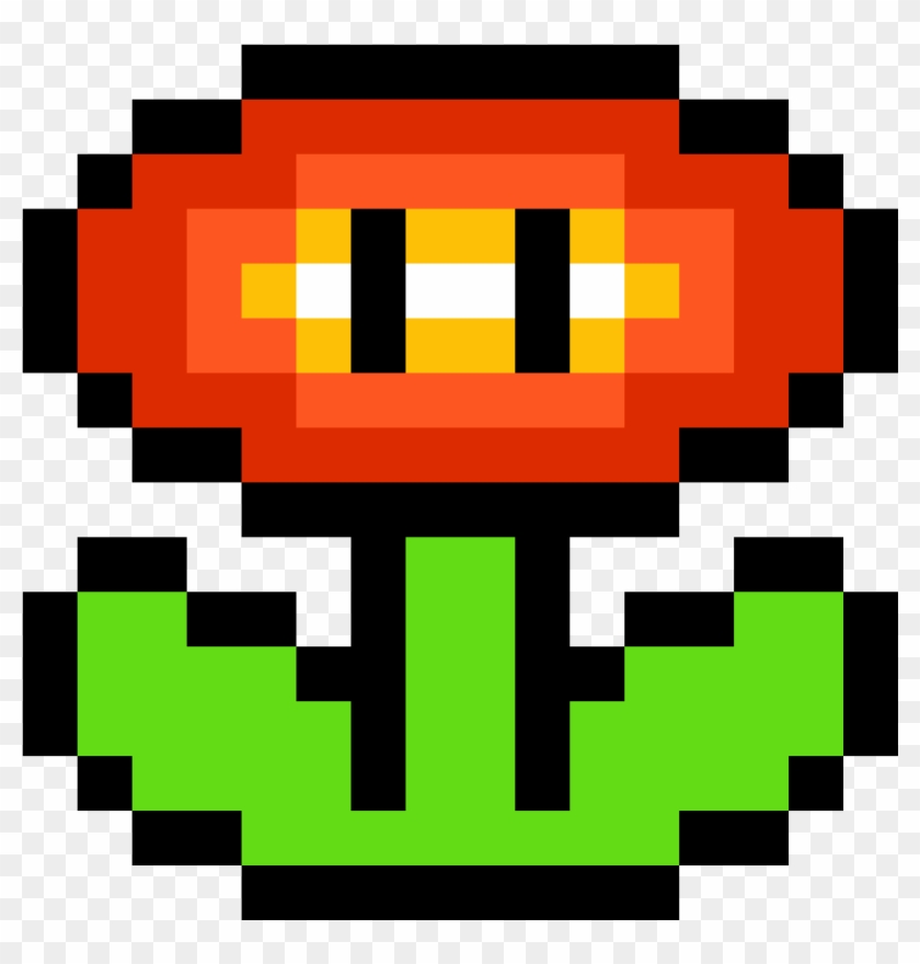 Fire Flower [1] - 8 Bit Mario Fire Flower Clipart