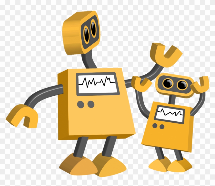 Bots Clipart Little Robot - Cartoon Transparent Background Robot Png #6040326