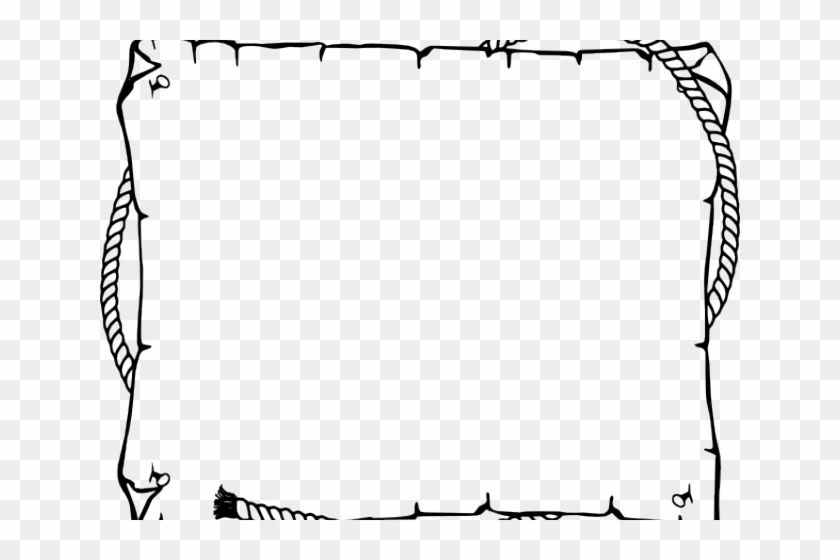 Flourish Clipart Western Border - Border Clip Art - Png Download #6040541