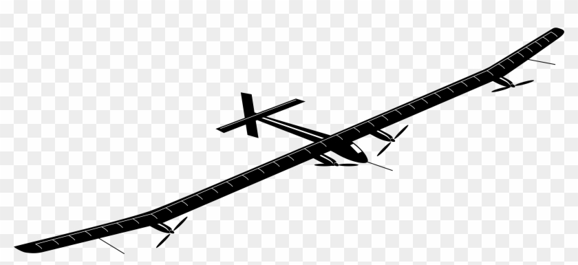 Solar Plane Vector Clipart #6040576