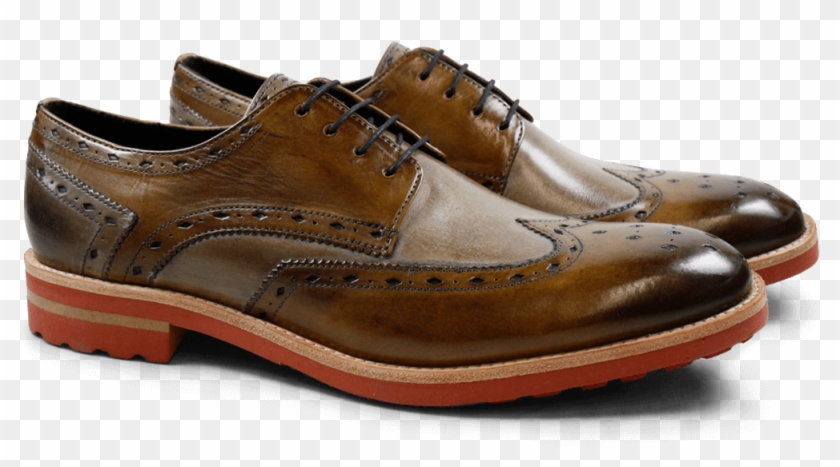 Derby Shoes Eddy 5 Crust Fango Smog Crip Red - Suede Clipart