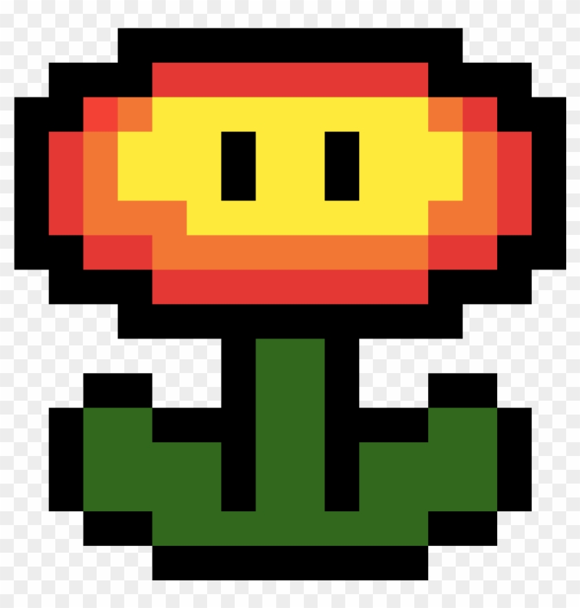 Fire Flower - Mega Man 8 Bit Transparent Clipart
