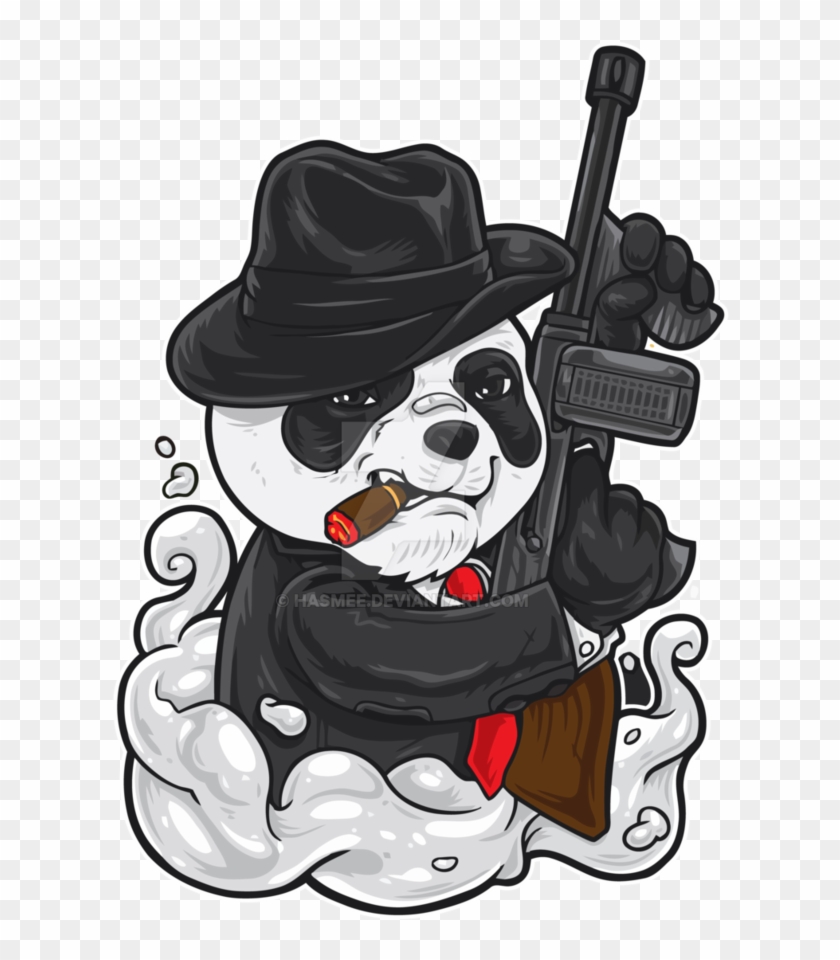 Merch By Amazon - Panda Mafia Clipart #6040825