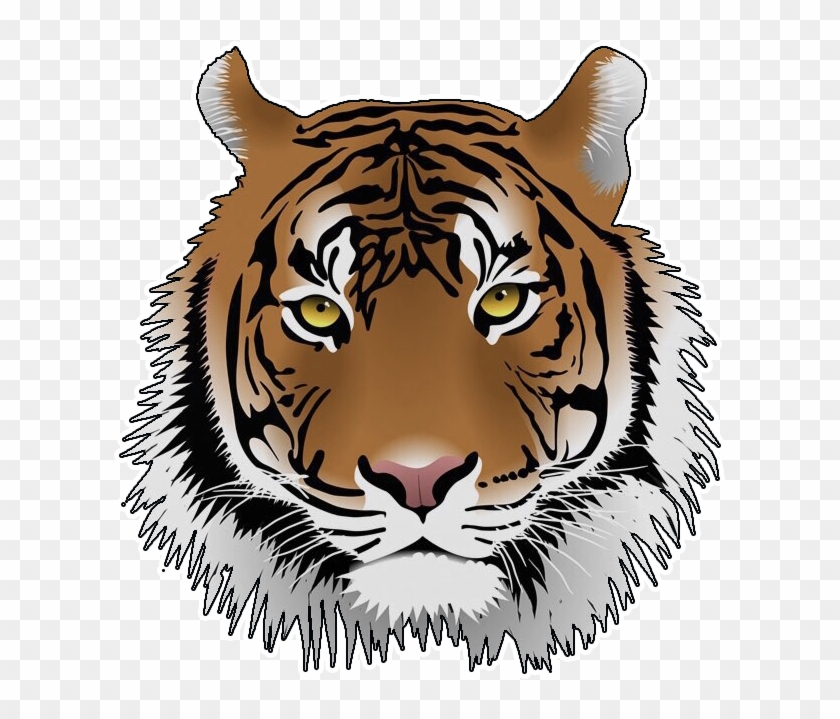 School Logo Image - Transparent Tiger Face Clipart - Png Download