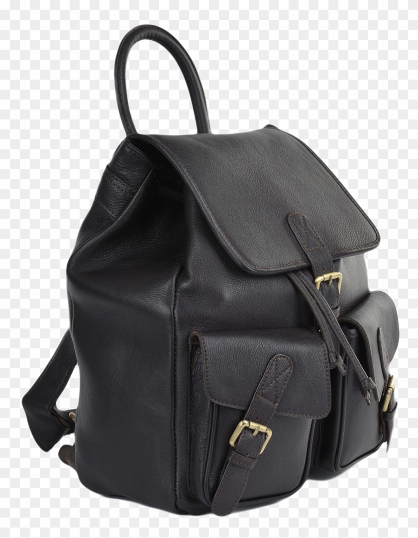 Leather Backpack Png Image - Shoulder Bag Clipart #6041101