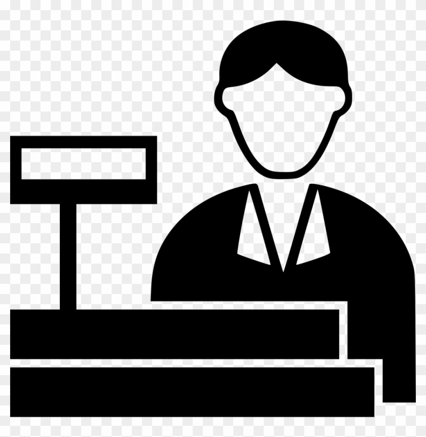 Picture Freeuse Library Cashier Svg Png Icon Free Download - Cashier Icon Clipart #6044388