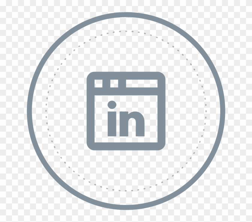 Linkedin Advertising Management - Circle Clipart #6044390