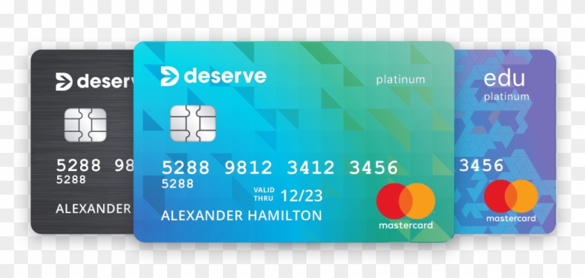 Deserve Cards - Deserve Credit Card Clipart #6044506