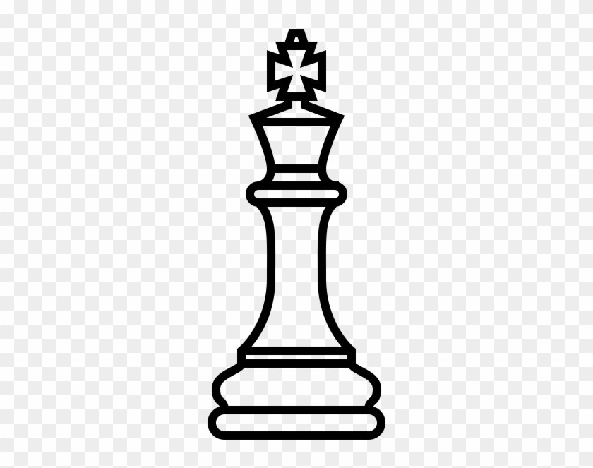 Drawing King Chess Piece Clipart #6044544