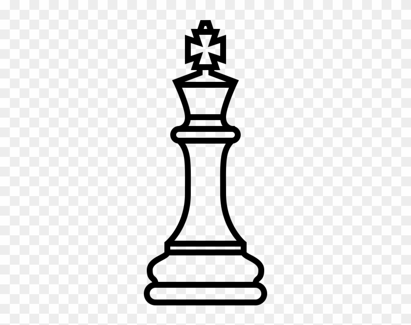 Drawing King Chess Piece Clipart