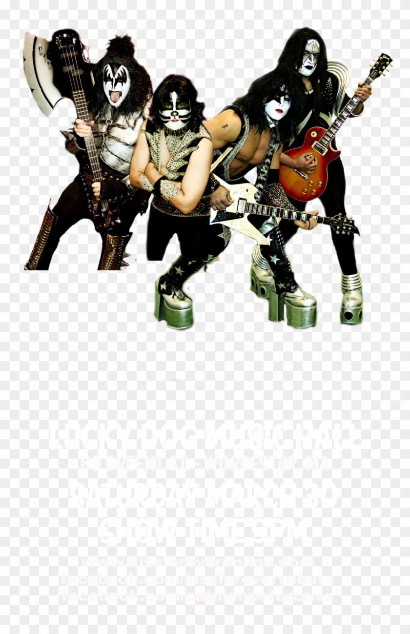 Kiss Band Png - Kiss Band Transparent Png Clipart #6044582