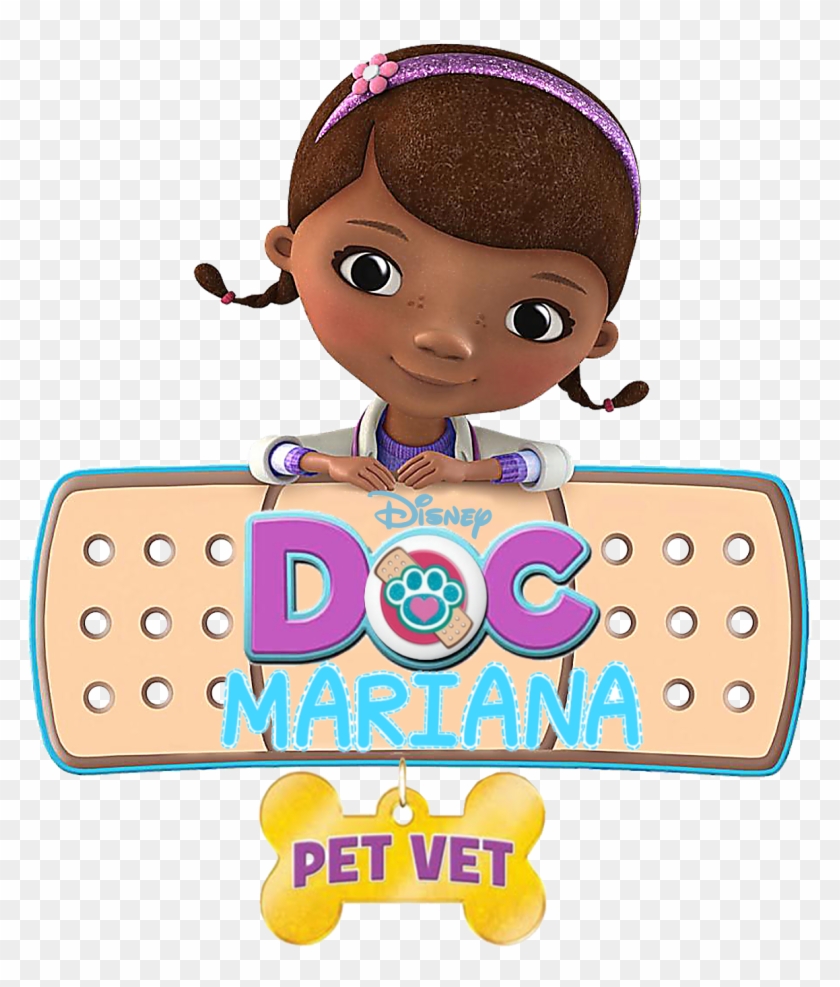 El Logo Con El Nombre De La Niña - Doc Mcstuffins Band Aid Png Clipart