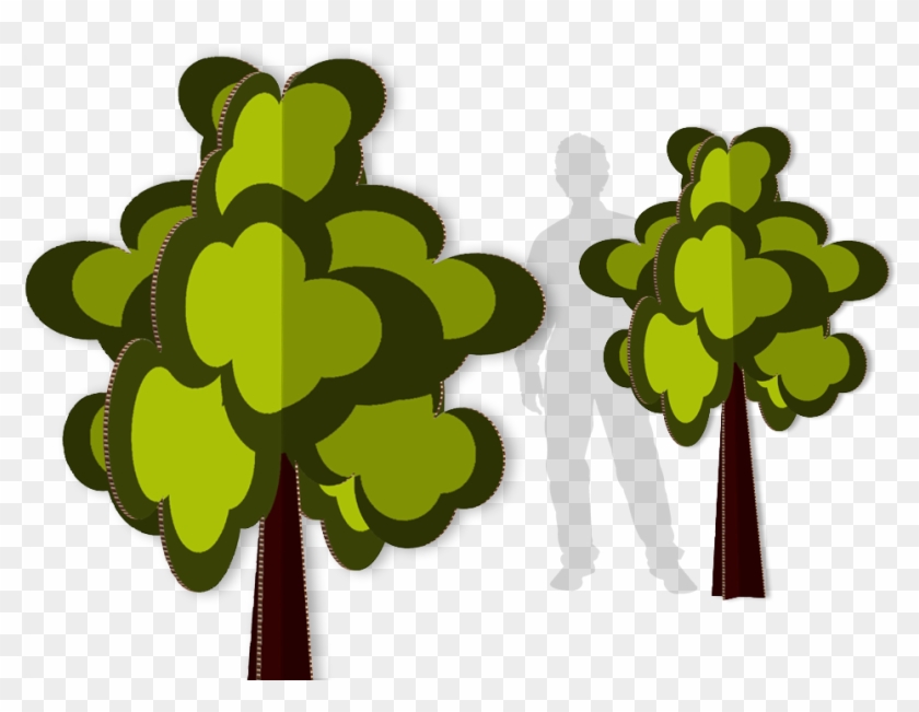 Cardboard, Paper, Cutout Animation, Plant, Flower Png - Arbol De Carton 3d Clipart #6044697