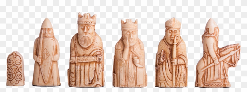 Chess Pieces, King, Board, Chess, Games, Planks - Isle Of Lewis Chess Painted Clipart #6044730