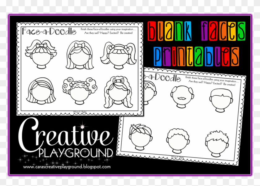 Click Here For These Blank Faces Printables Clipart #6044930