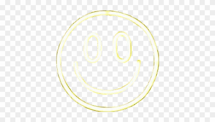 #emoji #sticker #neón #neoneffect #carita #emojisticker - Carita Feliz Tumblr Png Clipart #6045027