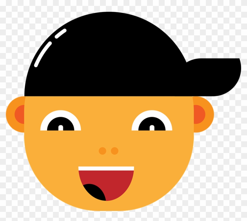 Niño, Cara, Feliz, Retrato, Expresión, La Infancia - Khuôn Mặt Trẻ Em Vector Clipart #6045080