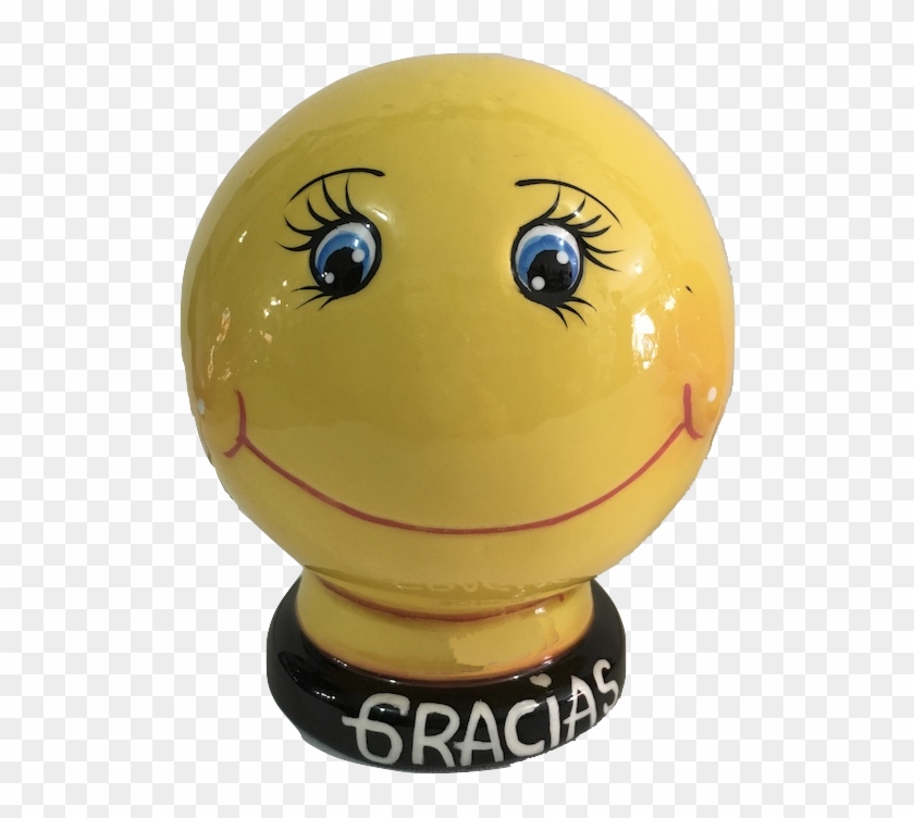 Alcancía Emoji Carita Feliz - Figurine Clipart