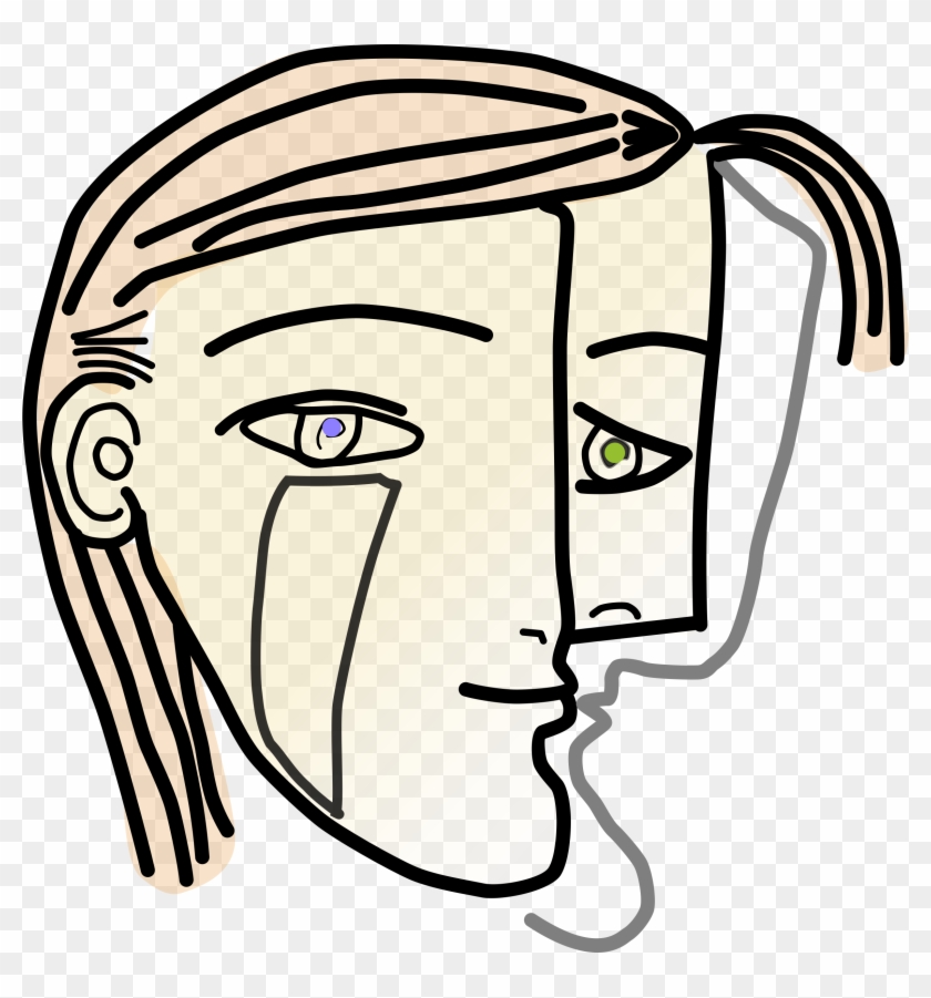 This Free Icons Png Design Of Cubist Woman Head - Picasso Stickers Clipart #6045669