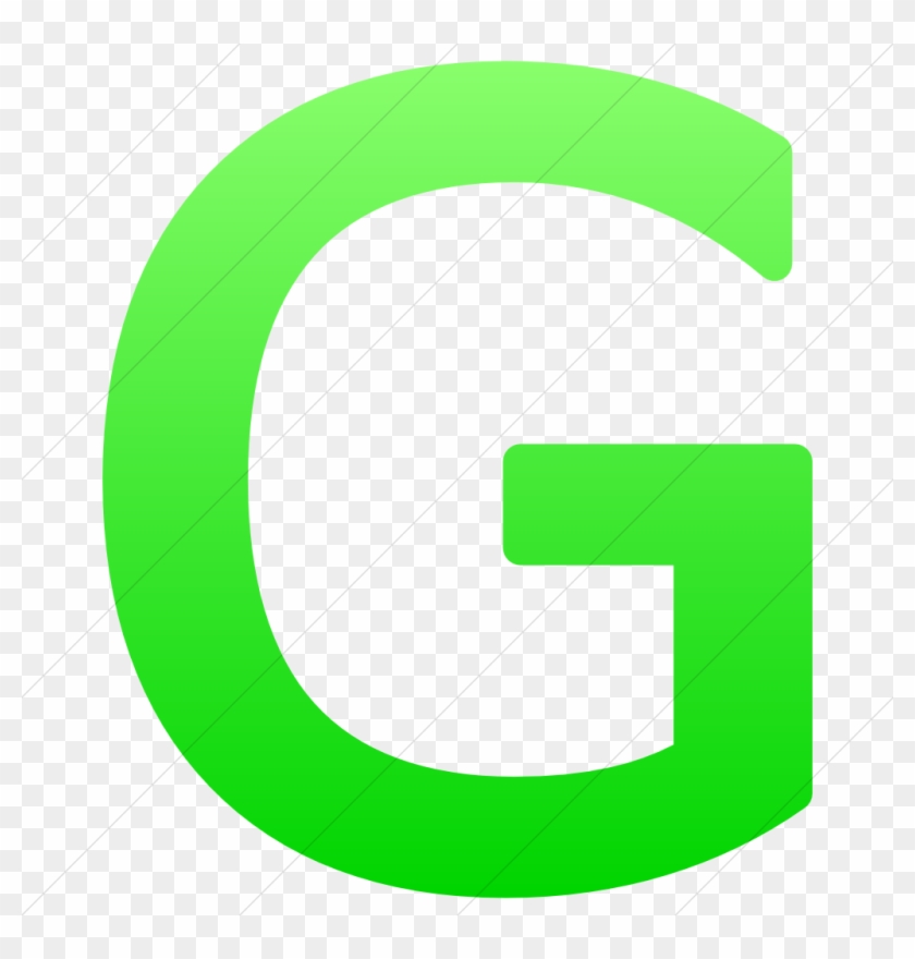 Free Icons Png - Green Letter G Png Clipart #6045739