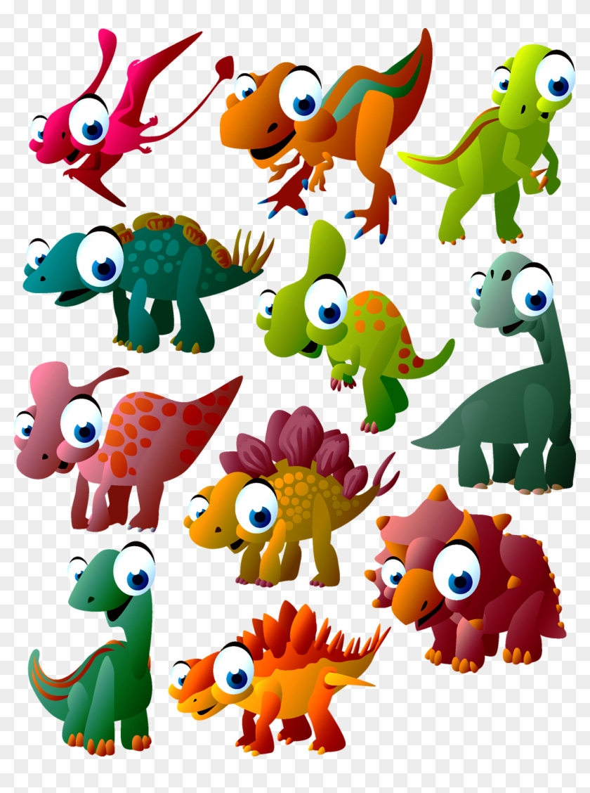 Tyrannosaurus Cartoon Dinosaur Free Transparent Image - Dinosaur With Big Eyes Clipart