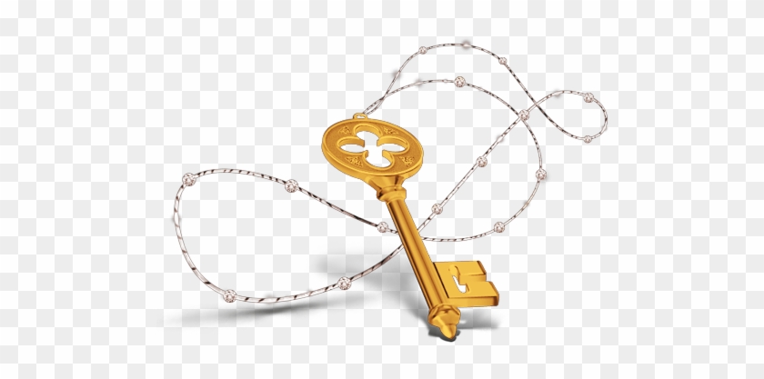 #golden #key #llave #dorada #dorado #gold #oro #cruz - Oasis Da Alma Mensagens Clipart #6046351