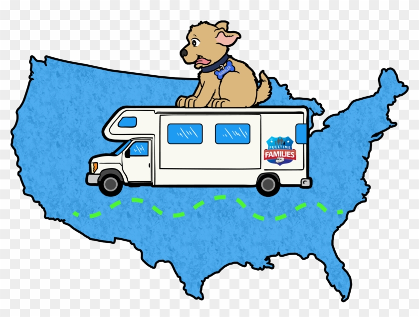 Camper Clipart Adventurer - Map Of The United States - Png Download