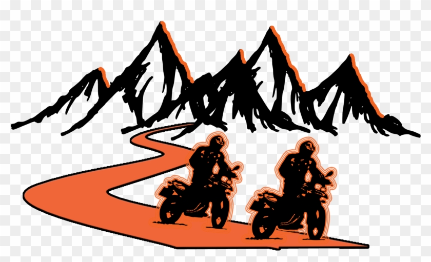 2 Wheel Adventurer - Illustration Clipart #6046822