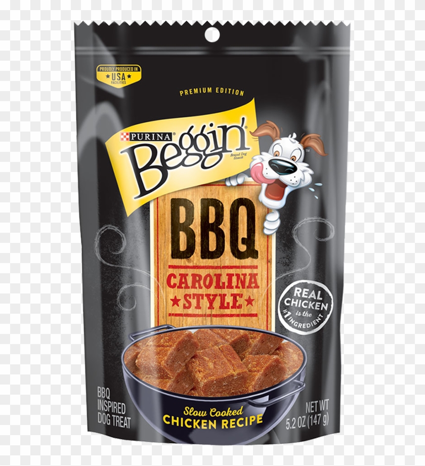 Carolina Style Chicken Recipe Dog Treats - Purina Beggin' Bbq Kansas City Style Pork Dog Treats Clipart #6047156
