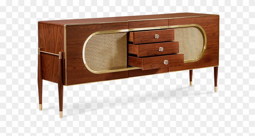 Its Body Is Entirely Made Of Solid Walnut Wood And - Coffee Table Clipart #6047318