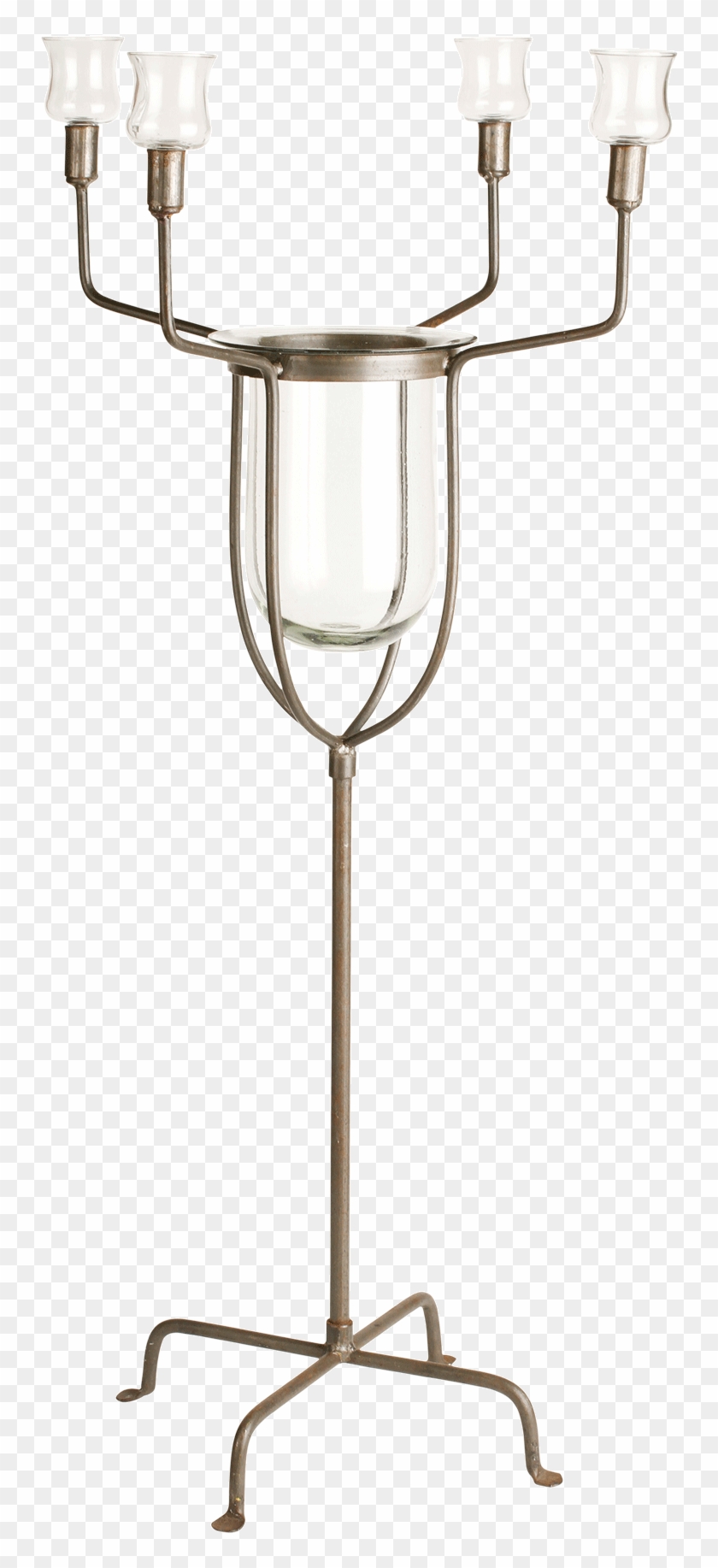 Fiori Candelabra - Platinum Clipart