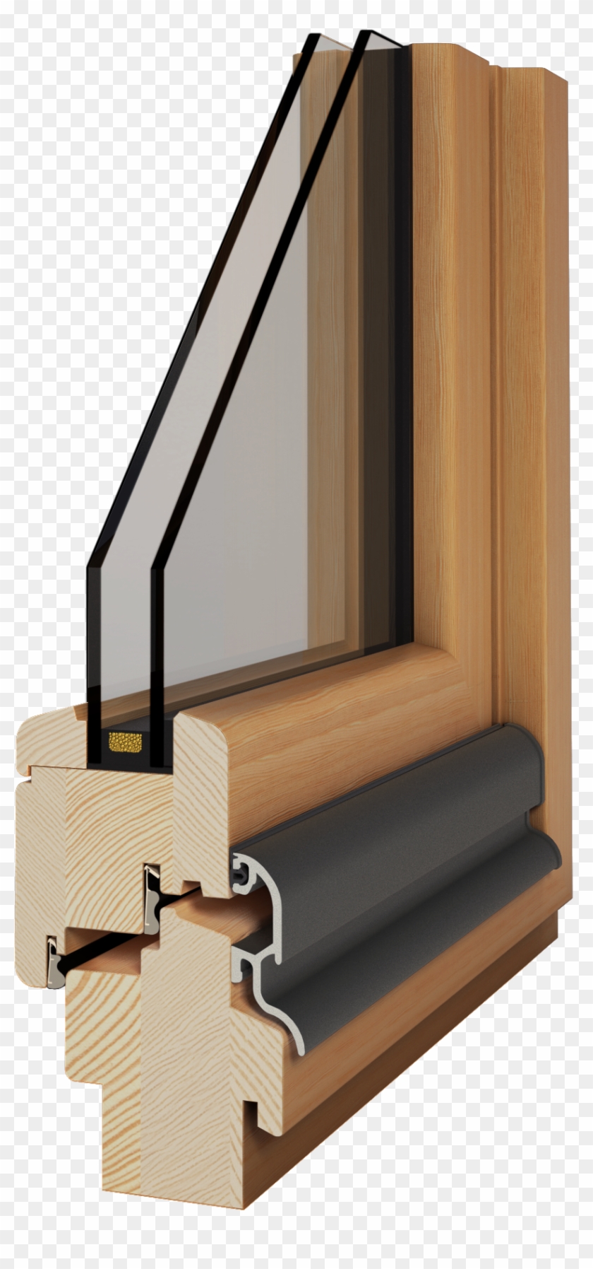 Depending On The Clients' Needs, We Offer Wooden Windows - Plywood Clipart