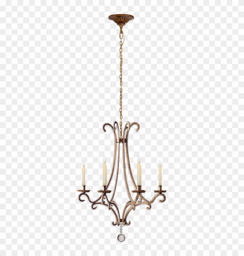 Enlarge Image - Visual Comfort Gilded Chandelier Clipart