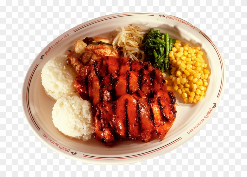 Spicy Bbq Chicken Marinated Bbq Chicken With Our Special - Steamed Rice Clipart #6047586