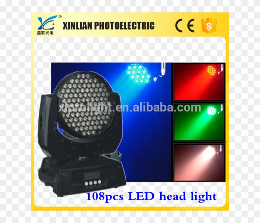 2015 Hot Sale 108pcs 3w Led Beam Moving Head Light - Follow Spot Light 2500w Clipart #6047650