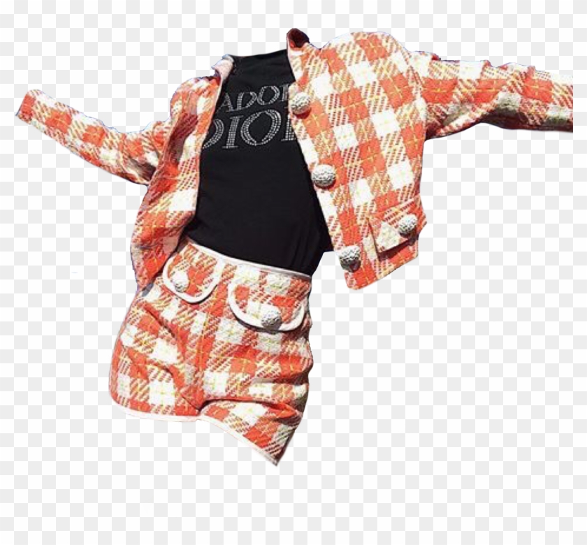 Orange Black Outfit Polyvore Moodboard Filler - Moodboard Filler Png Orange Moodboard Clipart