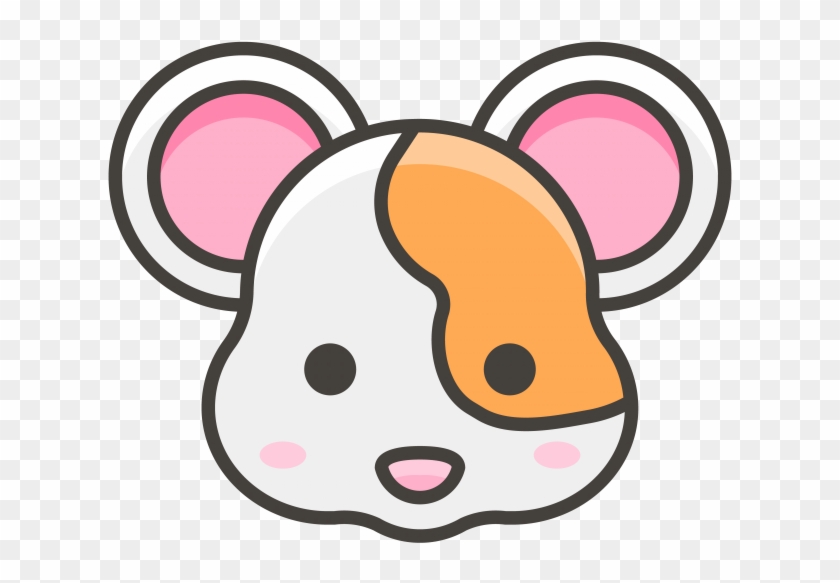 Hamster Face Emoji Icon - Icono Hamster Clipart