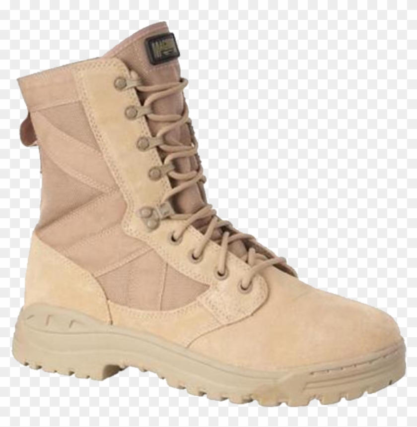 Genuine British Army Desert Combat Boots 2172 - Work Boots Clipart