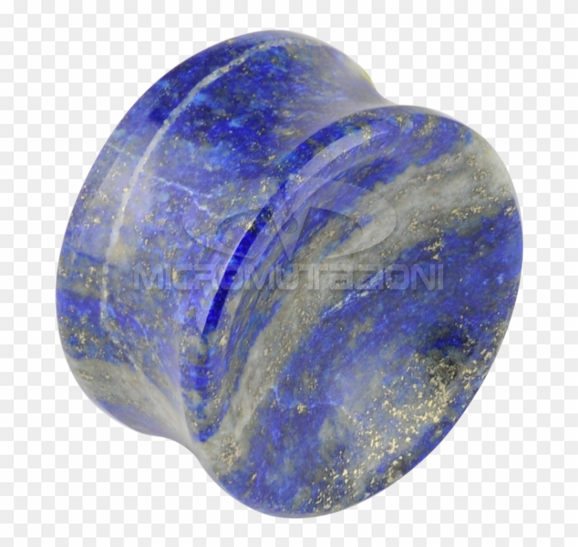 Lapis Lazuli Concave Ear Plug Ear Clipart #6048957