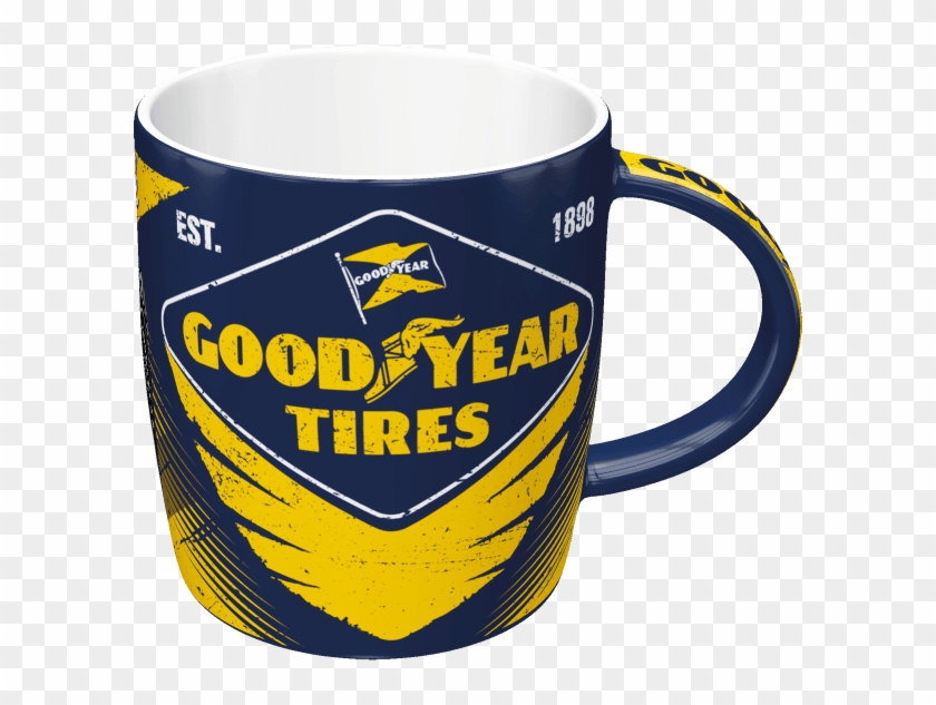 Nostalgic Art Mug Goodyear Tires Retro Logo - Goodyear Clipart #6049027