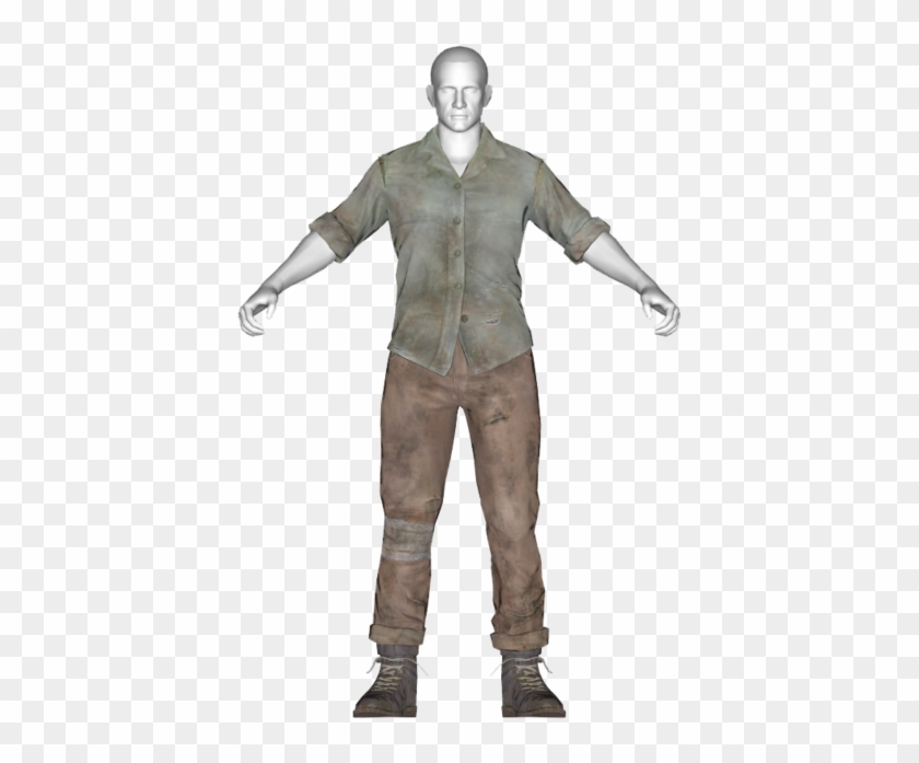 Green Shirt And Combat Boots - Gentleman Clipart #6049313