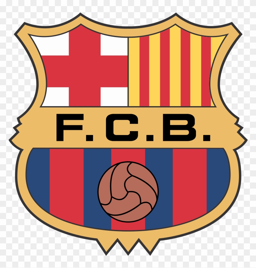 Maradona - Fc Barcelona Old Logo Clipart