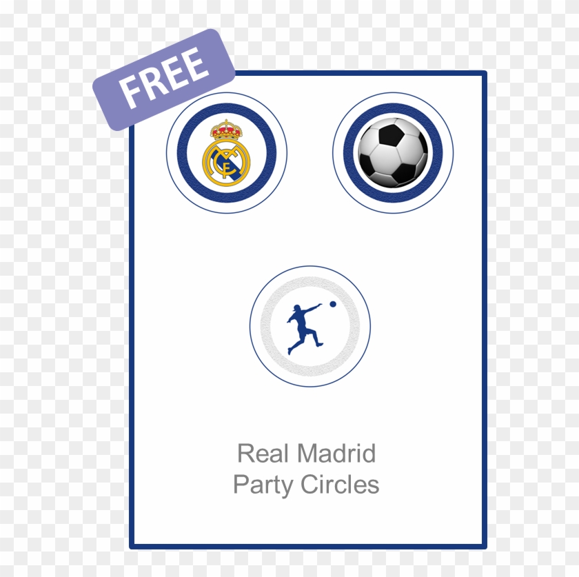 Real Madrid Party Circles - Real Madrid Clipart